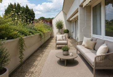 Wohnen mit Urlaubsgefühl: XXL-Terrasse & Indoor-Pool