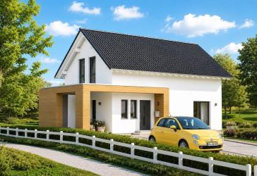 Einfamilienhaus im Grünen