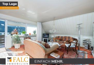 5-Raum-Dachgeschoss-Maisonette mit zwei Balkonen und besonderem Wohncharakter in Essen-Haarzopf