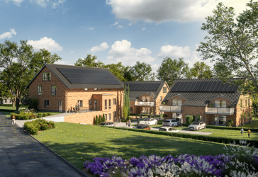 Ruhige Naturidylle mit zentraler Anbindung - Neubauwohnung A+ Energieeffizienz
