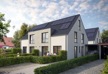 Neubau DHH im gewachsenen Wohngebiet!