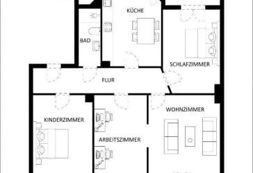 Historisch wohnen, modern entspannen: Ihr 4-Zimmer-Traum mit Balkon in Vohwinkel