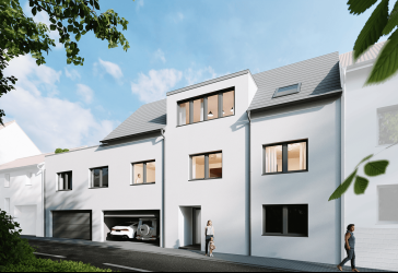 Penthaushaus mit Kühlung, Lift, Einliegerwohnung und 4 Garagen bis zu 5,00m hohen Decken