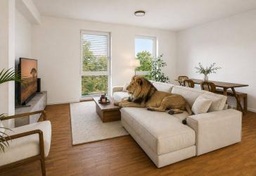 SCHWIND IMMOBILIEN - neuwertige 3-Zimmerwohnung mit Balkon, Fahrstuhl, Stellplatz und Einbauküche
