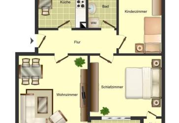 Ab dem 16.07.26 zu besichtigen!! 3-Zimmer-Wohnung in Weddinghofen frei....und das Bad ist neu!!