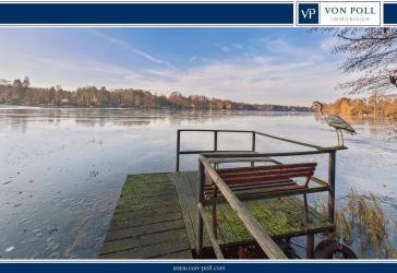 EFH mit privater Uferzone und Steganlage am Motzener See - mit 6 Zimmern, Scheune und Nebengelass