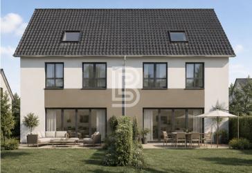 Neubau DHH - am Kaiserstuhl - mit Blick ins Grün, auf Reben & Bächle