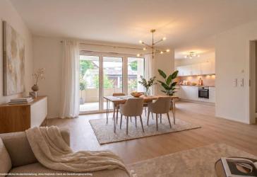 Wohnglück mit Stil - 3½-Zimmer-Wohnung zum Erstbezug in zentrumsnaher Lage
