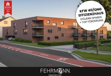 RESERVIERT - Helles, modernes Apartment mit Balkon im QNG-Standard - mitten in Lingen (Ems)