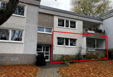 Schöne Erdgeschoss-Eigentumswohnung mit Loggia in guter Lage in 44309 Dortmund-Brackel