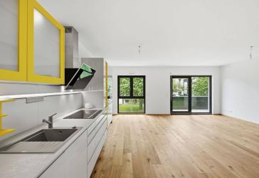 Urban verbunden. Naturnah zuhause -Exklusive Familienwohnung mit Einbauküche - 5%AfA oder bezugsfrei