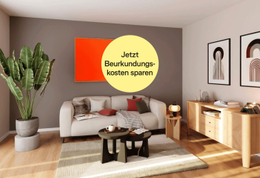 Eigentumswohnung mit Terrasse und 140 m² Gartenanteil