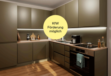 Maisonettewohnung mit Balkon und Dachterrasse sowie zwei Bädern