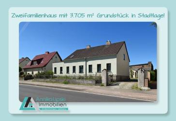 Zweifamilienhaus mit 3.705 m² Grundstück in Stadtlage!