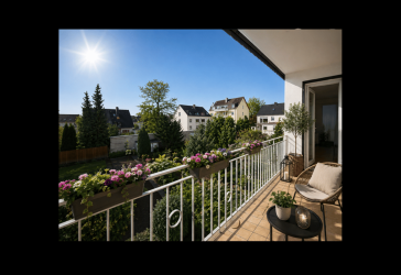 Ruhige 3-Zimmer-Wohnung mit offener Küche, Balkon & Garten in Leverkusen-Rheindorf Süd, frisch renoviert!
