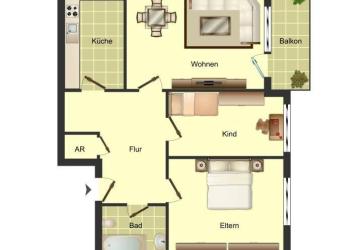Demnächst zu besichtigen, 3-Zimmer-Wohnung in Bergkamen City