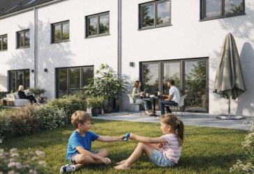 Neubau-Reihenhäuser in Wettstetten - provisionsfrei für Käufer!