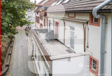 Tolle Wohnung in der Fußgängerzone von Bad Säckingen - riesiger Balkon als Highlight!