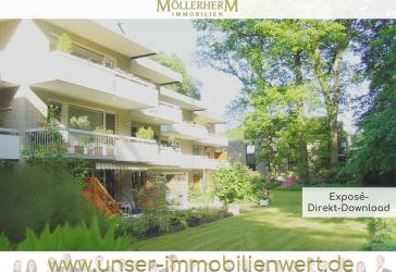 Ruhe, Komfort und Parkgarten - Sonnige Wohlfühlwohnung mit Südbalkon und Blick ins Grüne