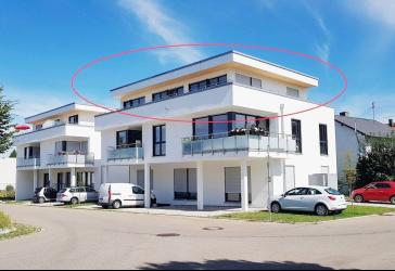 Provisionsfreier Privatverkauf: Penthouse in Balingen-Frommern mit 124 m² Gesamtwohnfläche, XXL-Traumterrasse & TG-Stellplatz!