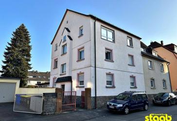 Kapitalanlage oder Mehrgenerationenwohnen: 3-Familienhaus mit Nebengebäude + Garten in Aschaffenburg