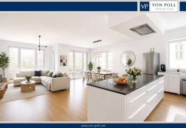 Elegante Drei-Zimmer-Wohnung mit großer Terrasse und Stellplatz