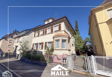 Sonniges Altbau-Zweifamilienhaus mit großer Terrasse in Feuerbach!