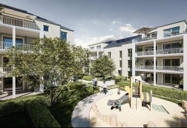 Kapitalanlage im QNG-Neubau, 3 Zimmer mit großem Balkon