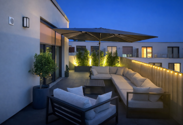 Penthouse-Oase über den Dächern Fürths – 147 m², XXL-Dachterrasse, Aufzug direkt vor die Wohnung