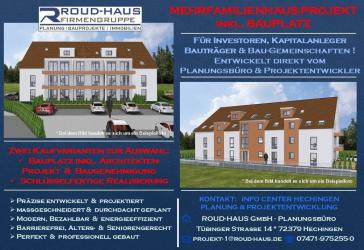+ EXKLUSIVES MEHRFAMILIENHAUS-PROJEKT MIT BAUGENEHMIGUNG! +