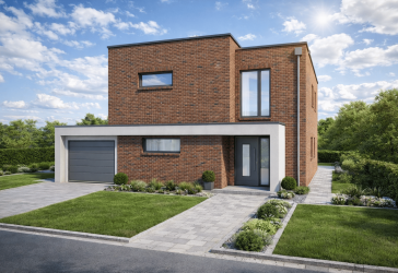 POPPENBÜTTEL - ca. 220 m² Bauhaus mit Garage - projektiert