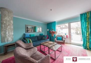 Hochwertige und top-gepflegte Maisonette-Wohnung mit 6 Zimmern, großem Süd-Balkon und Garage