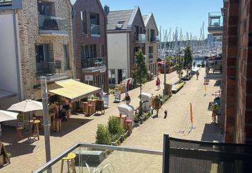 TOP-3-Zi.-ETW im Strand Resort mit Ostseeblick - zwischen Yachthafen, Seebrücke u. feinem Sandstrand