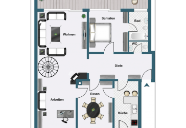 Vorschaubild Maisonettewohnung