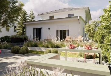 Moderne Optik und funktionaler Grundriss - die Stadtvilla mit Staffelgeschoss
