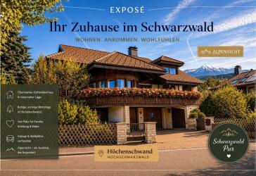 Exklusives Schwarzwaldhaus mit 4 Wohneinheiten & Alpenpanorama – provisionsfrei