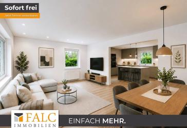 Moderner Wohn(t)raum auf einer Ebene. Greifen Sie zu! - FALC Immobilien