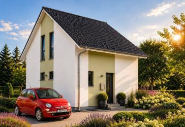 Einfamilienhaus auf Bodenplatte