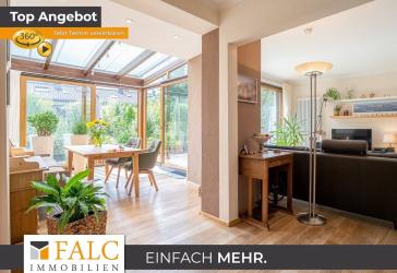 Mehr als nur vier Wände - charmantes Reihenhaus mit Wintergarten und grüner Oase