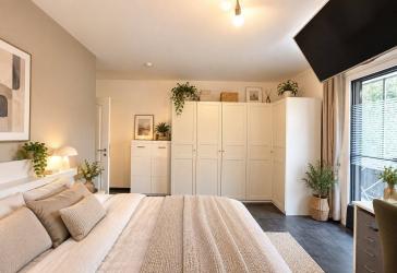 Düsseldorf-Rath: Großzügige 3-Zimmer-Wohnung mit 2 Balkonen nahe Aaper Wald