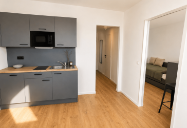 WG-geeignetes 3-Raum-Apartment - möbliert und Erstbezug