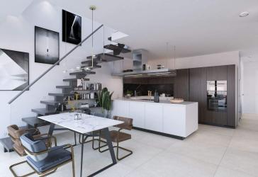 Hier oben beginnt Entspannung - moderne Dachwohnung mit Galerie