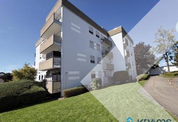 Rommelsbach: 3-Zimmer-Wohnung mit zwei überdachten Balkonen - bald bezugsfrei.