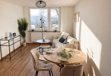 Hochwertig sanierte Wohnung mit Blick ins Grüne