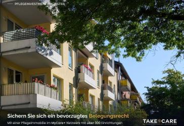Bestandsimmobilie in Münster: Pflegeapartment, sofort vermietet