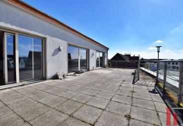 Penthouse mit großzügiger Dachterrasse und Blick über die Lohner Innenstadt
