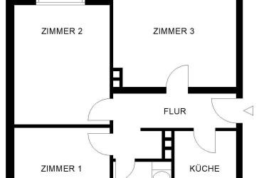'Attraktive 3-Zimmer-Wohnung mit eigenem Garten!!'