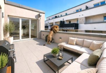 SCHWIND IMMOBILIEN - urbanes Wohnen mit beeindruckender Dachterrasse