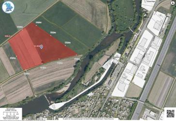 Grundstück Ackerland Wässerwiese in 1a-Aue-Lage - 53.600 m² (5,36 ha) bei Baiersdorf - gegen Gebot