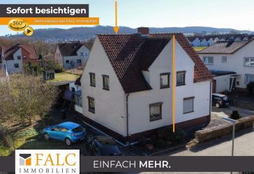 ***Kleine Doppelhaushälfte mit großem Grundstück und Entwicklungspotenzial